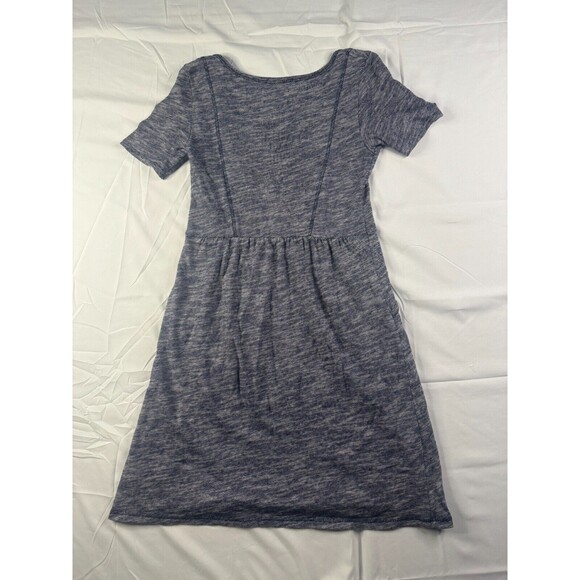 Anthropologie Saturday Sunday Dress Women Size XS Mini Heather Gray Short Sleeve - Picture 5 of 7